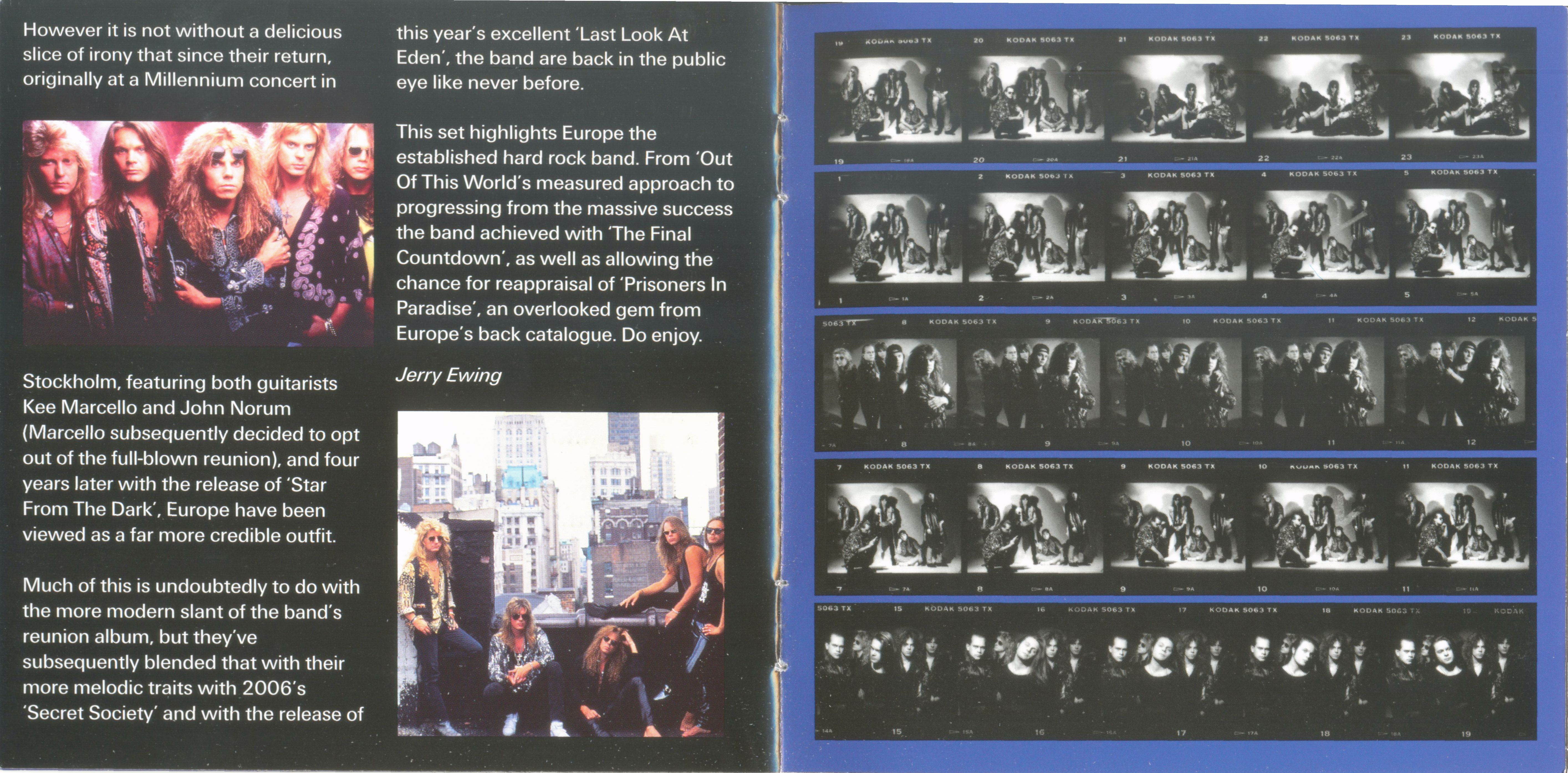 Europe  Out of This World & Prisoners in Paradise : Booklet 5